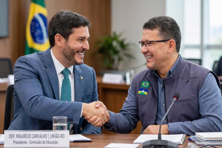 Marcos Rocha entrega três secretarias a Mauricio Carvalho e deve voltar para o União Brasil    